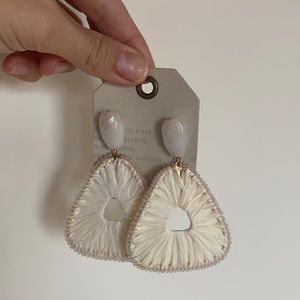 New Anthropologie Earrings with Semi-precious stones